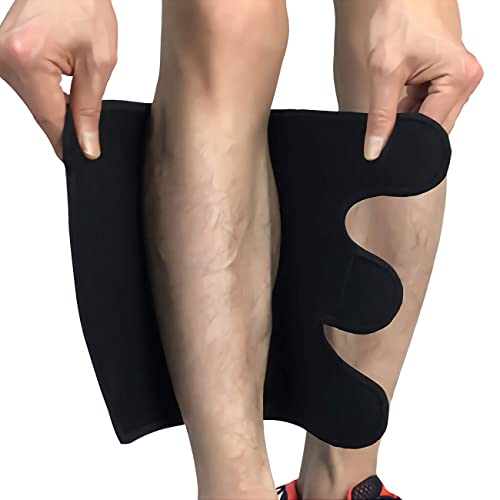 Calf Brace, Shin Splint Compression Sleeve (1 Pair) for Swelling, Edema, Hiking, Training, Adjustable Calf Support, Shin Brace for Men and Women - size: XXX-Large