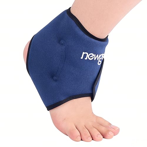 NEWGO Ankle Ice Pack – Adjustable Brace for Plantar Fasciitis & Swelling