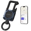 ExtreLife Keychain, Works with Apple Find My, Bottle Opener, Carabiner Car Key Chains with Gps Tracker - color: Blue