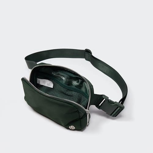 Pander Crossbody Belt Bag for Women and Men, Travel and Everyday Use - color: Legacy Green