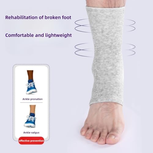 Bamboo Fiber Compression Socks for Men & Women - Ultra Soft & Breathable Ankle Foot Sleeves, All-Day Comfort for Running, Travel, Work & Recovery
