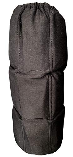 HurtSkurt® Premium Ice Therapy Sleeve – Flat Black Large – Stretch-Fit Wearable Cold Compression Wrap for Knee, Leg, Elbow & Ankle Recovery, Durable, Machine Washable, Stays Cold Longer - color: Flat Black, size: Large