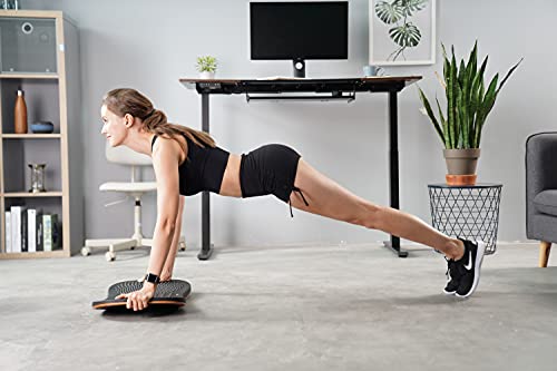 FEZIBO Standing Desk Mat Balance Board, Large, Obsidian Black - size: Large