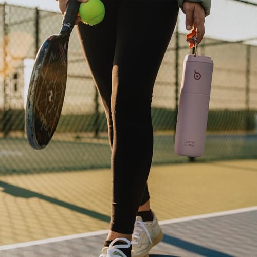 BOTTLE BOTTLE Insulated Water Bottle 24oz with Straw Lid and Handle Sports - color: Light Pink