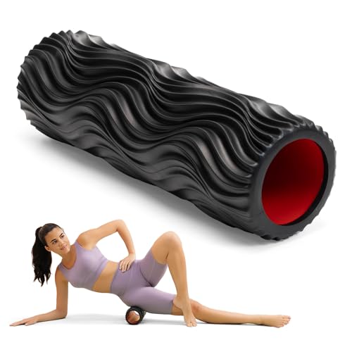 SUBCULTUREPICK Foam Roller High-Density Rollers, Deep Tissue Muscle Massage - color: Black