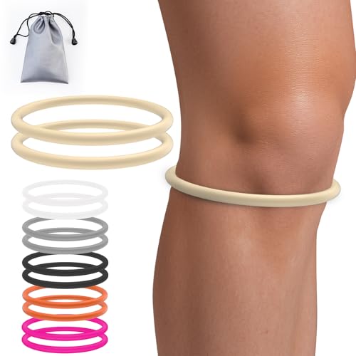 teyy 2PCS Patellar Tendon Support Strap for Knee Pain Relief (Beige) - color: Beige