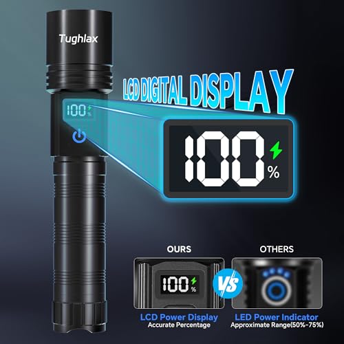 Rechargeable Flashlights Super Bright LED Flash Light 2 Pack - size: 2 Pack