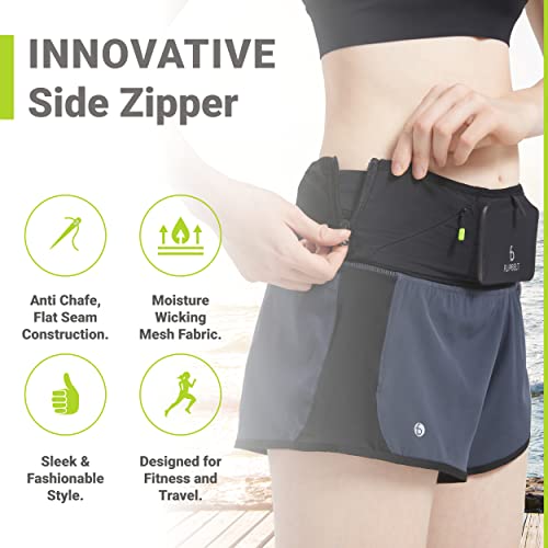 FlipBelt Air - Carbon - L - color: Black, size: X-Small