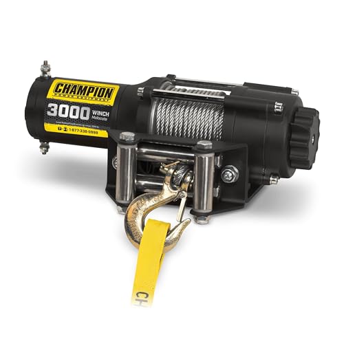 Champion Power Equipment 3000-lb. ATV/UTV Winch Kit