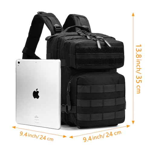 9L/20L Mini Backpack for Men and Women, Small Backpack for Gym Hiking Travel Sports Running - color: 20l-black