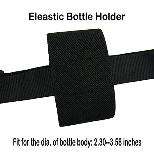 Water Bottle Carrier with Adjustable Shoulder Strap,Universal Bottle Sling,Perfect for Daily Walking Biking Hiking Travel (Exclude Bottle)