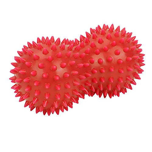 Peanut Massage Ball, PVC Spiky Massage Ball, Foot Roller Massager for Plantar Fasciitis, Fitness Muscle Massaging, Exercise Relax