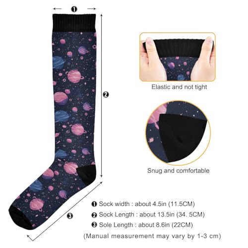 Wusikd Cute Penguin Compression Socks for Women and Men Circulation Long Socks for Athletic Running 1 - color: Multi 25
