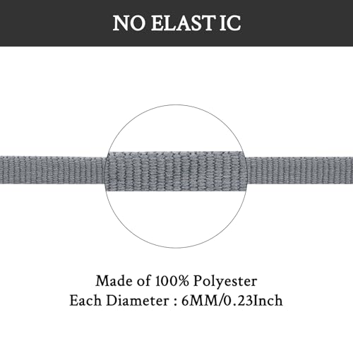 Endoto Shoe Laces for Hoka Replacement Shoelaces Strings - color: Grey, size: 55 Inch (139.7 cm)