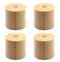 OBTANIM 4 Rolls Foam Underwrap Bandage Pre-Wrap Sports Tape for Athletic Elbow Knees Ankles, Latex Free (Skin) - color: Skin
