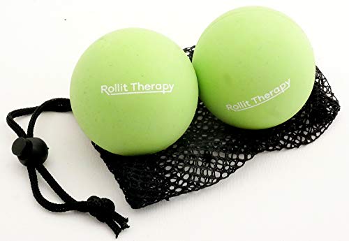 Pair of 2.75 inch (Intermedius) Soft Rubber Massage Balls