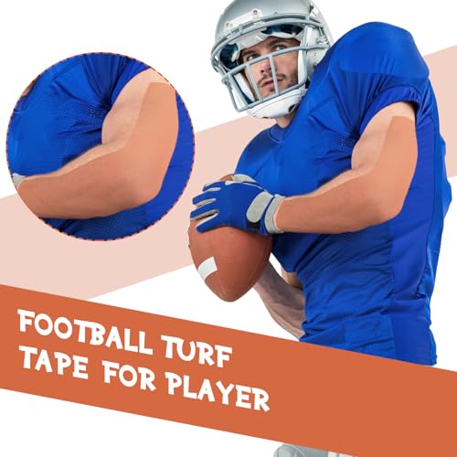 Jenaai 2 Roll Football Turf Tape 33ft Sport Turf Tape, Skin Color - color: Skin Color