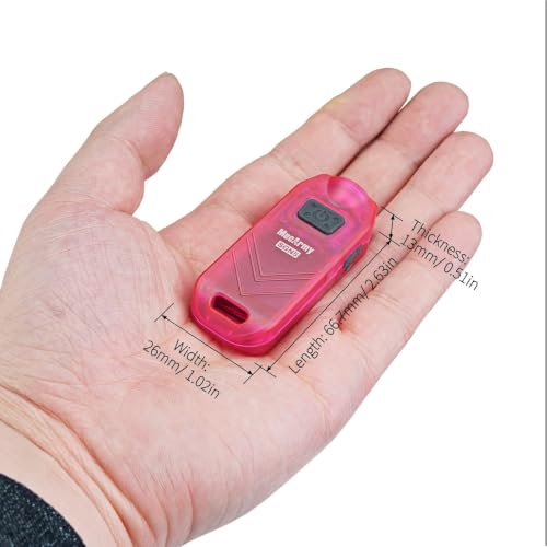 MecArmy SGN5 USB Rechargeable Personal Attack Alarm Flashlight | Mini Handheld EDC Keychain Torch | LED with 560 Lumens Small and Powerful Light | Alarm up to 115dB Siren (Blue) - color: SGN5-Blue, size: SGN5-BL