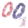 2pcs Stretch Strap for Kids,Elastic Yoga Stretching Strap with Loops, Multi-Loop Adjustable Exercise Stretching Bands，Stretching Resistance Ballet Bands for Dance, Latin, Gymnastics Exercis -8Loops - color: B