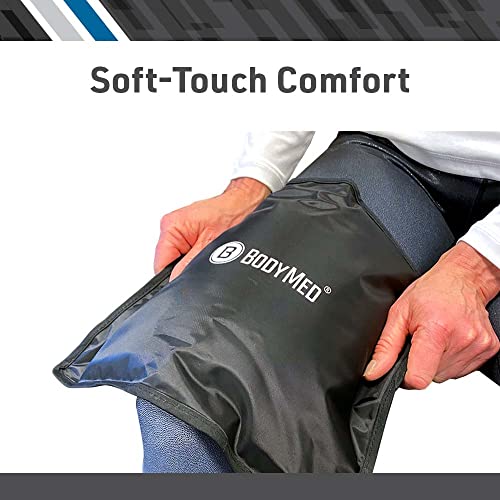 BodyMed Reusable Gel Ice Pack Cold Compress for Back, Shoulder, Neck, & Knee - Professional Grade Cold Therapy for Injuries, Aches, Swelling, Bruises, Sprains - 12 in. x 7 in. (Half) - size: 12 in × 7 in (Half) (Pack of 1)