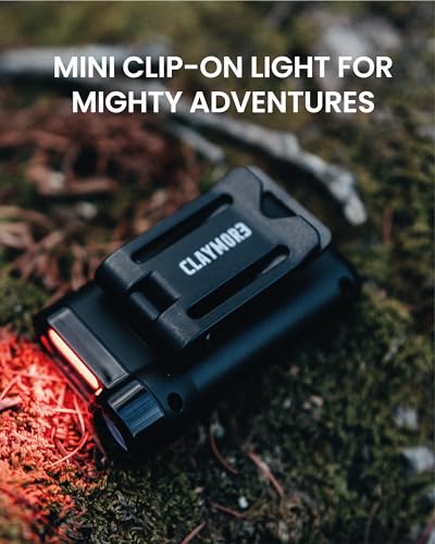 Claymore Capon 65A+ Black Ultra-Light Clip-On Cap Light – USB-C Rechargeable 230LM LED Compact Headlamp | 3 Modes IP54 Water-Resistant Up to 19 Hrs Runtime for Camping, Running, Outdoor - color: 65A+ (Black)