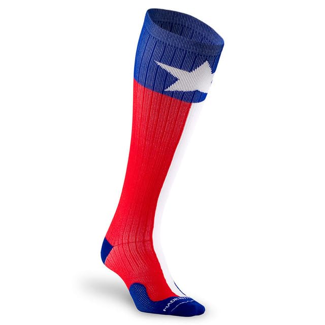 PRO Compression Marathon Socks - color: Texas Star, size: Large-X-Large