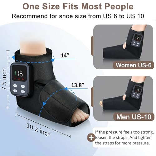 Heated Cordless Foot Massager for Plantar Pain Relief & Swelling for Ankle, Feet and Blood Circulation, Perfect Gifts for Men Women, Dad Mom (Birthday, Holiday)