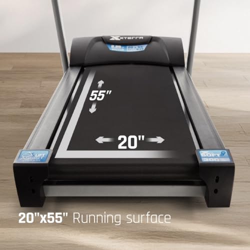 Xterra Fitness Sport Series Premium Folding Smart Treadmill, Handlebar Speed and Incline Controls, Large XTRASoft Cushioned Running Deck, Built-in FTMS-Enabled Bluetooth with XF Connect Fitness App - style: TRX2500