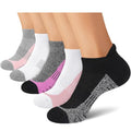 cuangya Ankle Socks Women Athletic Running Cushion Low Hiking Sock 5-6 Pair - color: 5 Pairs Classic Retro, size: 5-8