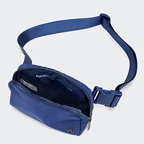Pander Crossbody Belt Bag for Women and Men, Travel and Everyday Use - color: Blue Perennial