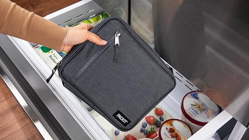 PackIt Freezable Classic Lunch Box, City Charcoal - color: City Charcoal