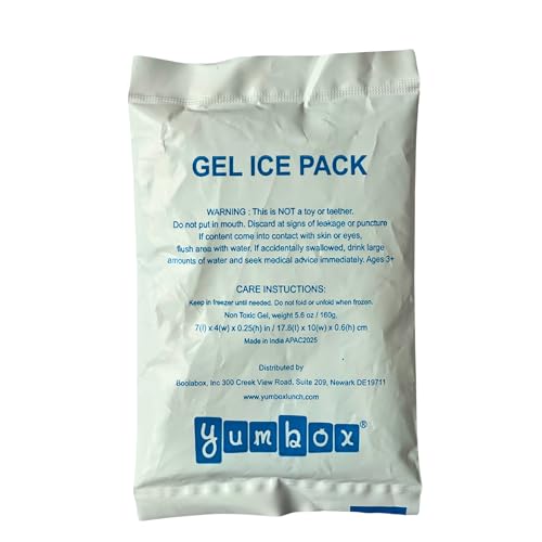 Yumbox Sweatproof Lunch Ice Packs for Kids (Monster Shark) - color: Monster Shark