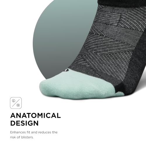 Feetures Elite Max Cushion No Show Tab Ankle Sock - color: Mint Chip (1 Pair), size: Small