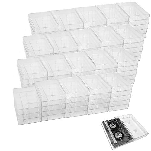 Evelots Cassette Tape Storage Cases, 4 Pack, Holds 100 Cases - size: 4-Pack (Holds 100), style: Cassette Tape Case