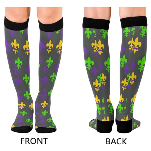 Wusikd Cute Penguin Compression Socks for Women and Men Circulation Long Socks for Athletic Running 1 - color: Multi 6