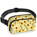 Sunflower Fanny Pack Women Fashion Belt Bag Waterproof Adjustable Strap Waist Pouch Casual Workout Travel Cycling Running - color: Gold