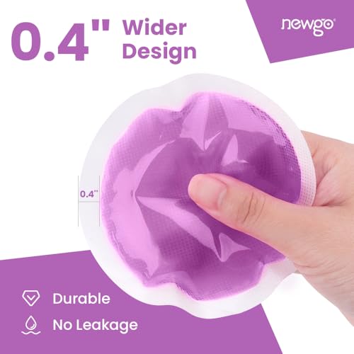 NEWGO Small Ice Packs for Injuries with Cloth Backing, 6 Packs, Purple - color: Purple - 6 Pack