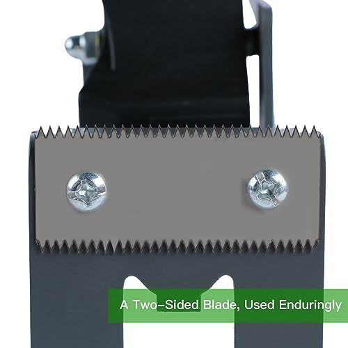 U.S. Solid Iron Desktop Tape Dispenser - 2.5 Inch Wide, 3 Inch Core, 3 Mounting Options, Extremely Durable