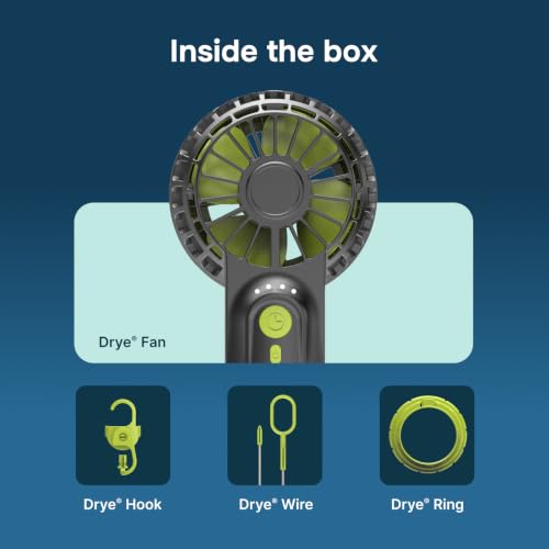 Drye® Hydration Reservoir Dryer Kit – Compatible with CamelBak® Crux® Reservoirs – Fast-Drying – Rechargeable Fan with Tube Dryer & Adjustable Timer