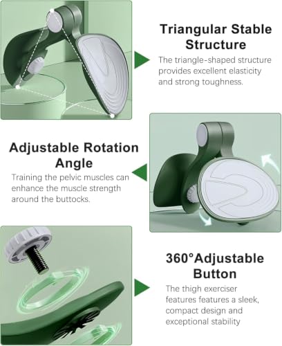Karmyx Hip & Pelvis Trainer | Thigh Master and Inner Thigh Exercise Equipment | Pelvic Floor Exerciser Device | Training Tool | for Home, Gym, Fitness, Workout, Stretcher | for Men & Women