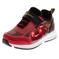 Disney Pixar Cars Boys Black/Red Lighted Sneaker (Toddler/Little Kid) - color: Red Black - Mcqueen, size: 10 Toddler