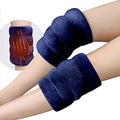 REVIX Knee Heating Pad, Microwave Heating Pad Wrap, Hot Cold Compress, Navy - color: Navy