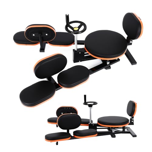 FAHKNS Leg Stretcher,Stretcher Split Machine for Flexibility, 220lb Heavy Duty Steel Frame Stretching Equipment,Leg Stretching Training Machine for Home Gym Split Machine Training Fitness - style: Heavy Split Machine