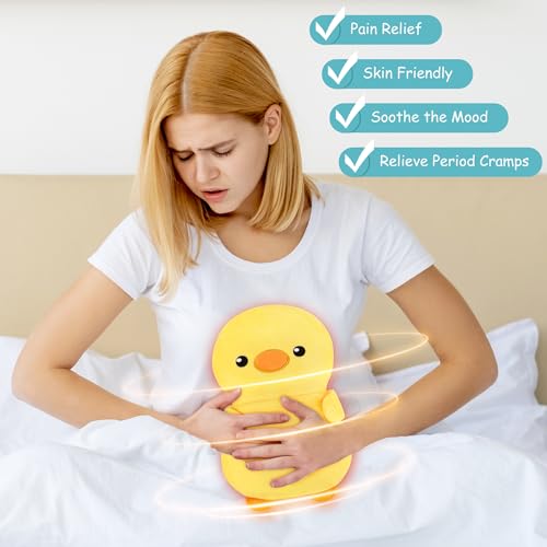 Yellow Duck Microwavable Heating Pad for Cramps Period & Pain Relief - style: Yellow Duck