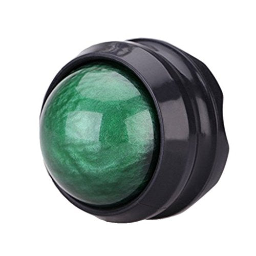 Manual Massage Roller Ball - Massager and Therapy Tool for Sore Muscles, Shoulders, Arms, Neck, Back, Feet, Body, Deep Tissue, Stiffness, Joint Pain, Stress Relief - color: Green