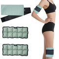 Ice Pack for Injuries Reusable (2-Pack) - Hot & Cold Therapy Gel Pack, Adjustable Cold Compress & Microwaveable Heat Pad for Knee, Ankle, Neck & Elbow Pain Relief
