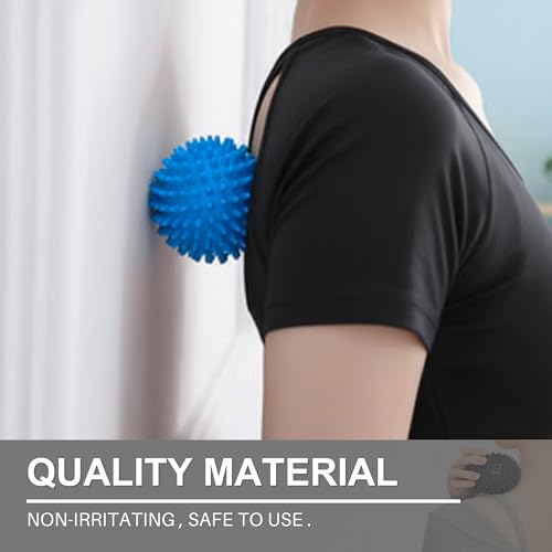 LEZER Spiky Massage Ball, Trigger Massage Point, Plantar Fasciitis, Deep Tissue Myofascial Release Tool, Foot Massager, Muscle Knot Relief, Physical Therapy, Set of 3 - style: 03－set of 3；2.7 In, 3.0 In, 3.5 in