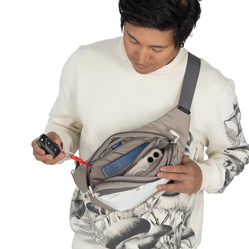Osprey Daylite Waist Pack - Fanny Pack with Crossbody Shoulder Carry Option - Lightweight Hip Bag - color: Mystery White Multi