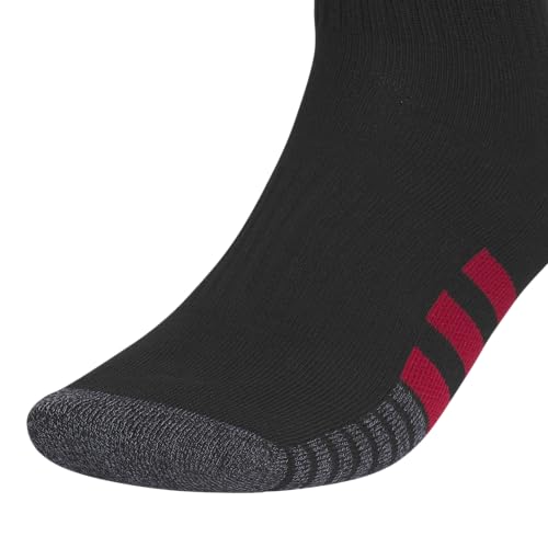 adidas Cushioned 3.0 3-Pack Quarter Socks - color: Black/Grey Six/White/3/Color