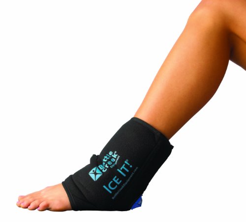 Cold & Hot Therapy System Ice Pack Wrap for Ankle, Elbow and Foot - Ice It! MaxCOMFORT™ (Ankle/Elbow/Foot Design; 10 ½” x 13”) - F30514 - size: 1 Count (Pack of 1)
